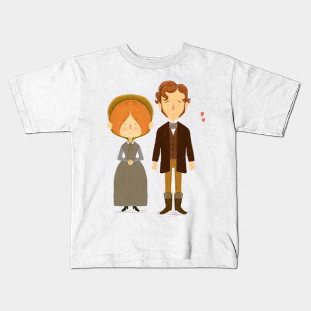 Jane Eyre Kids T-Shirt by julianamotzko